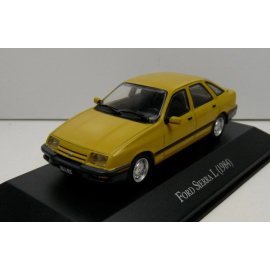 FORD Sierra I 1984 Yellow with booklet Die cast 