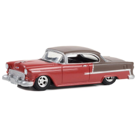 CHEVROLET Bel Air 1955 ruby red from the CALIFORNIA LOWRIDERS series in blister Die cast 