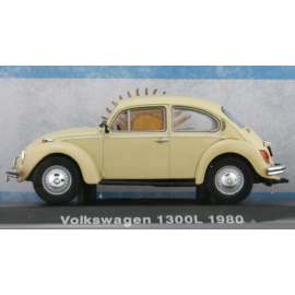 VOLKSWAGEN 1300L Beetle 1980 Beige in blister Die cast 