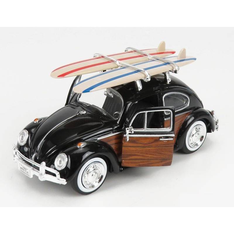 VOLKSWAGEN Beetle 1966 Black with surfboard