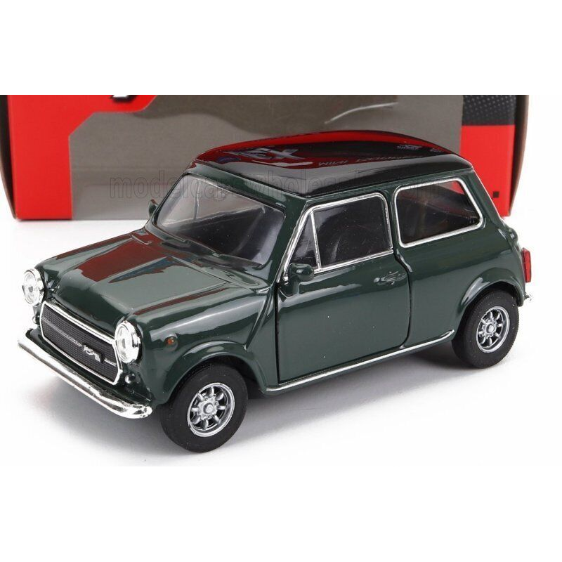 MINI Cooper 1300 green with black roof friction model