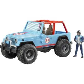 JEEP Cross country blue with driver Scale: 1/16