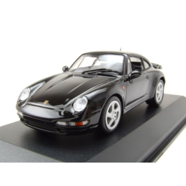 PORSCHE 911 Turbo S 1995 Black Die cast 