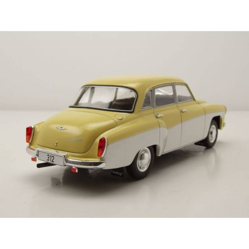 WARTBURG 312 1965 Yellow and white