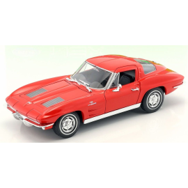 CHEVROLET Corvette 1963 red Die cast 