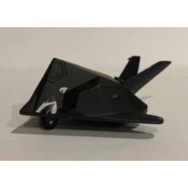 Black friction fighter jet