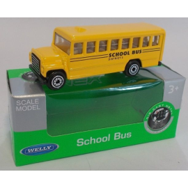 Yellow American school bus Die Cast 