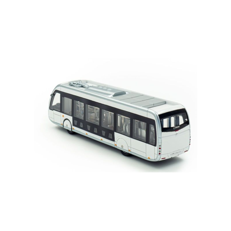 IRIZAR bus ie tram in white resin