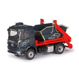 MERCEDES Arocs 4x2 carrier with removable tipper PRAJO Die cast 