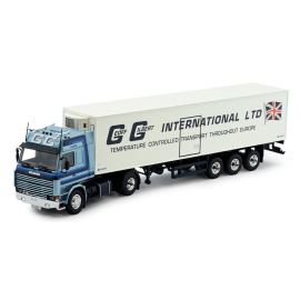 SCANIA R113 4x2 with 3 Axle refrigerated trailer GILBERT GEOFF Die cast 