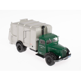 BERLIET GDR 7W 4x2 trash can for the city of Lyon Die cast 