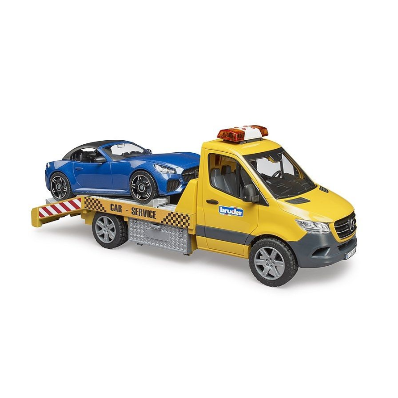 MERCEDES BENZ Sprinter recovery truck, with Roadster Diecast truck model