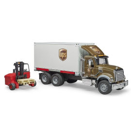 MACK GRANITE UPS truck with pallet truck Die cast 