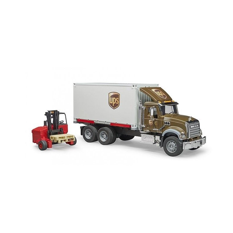 BRU2828 MACK GRANITE UPS truck with pallet truck