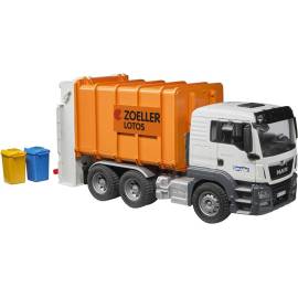 MAN TGS 6x4 orange trash can Die cast 