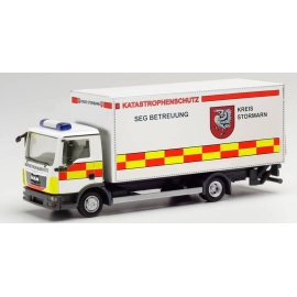 MAN TGL with Civil Protection Tailgate from Stormarn Die cast 