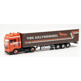 MAN TGX GX 4X2 with 3-axle curtainsider trailer ZALTBOMMEL Die cast 