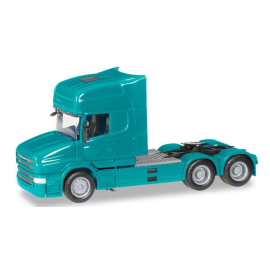 SCANIA Hauber Topline 6x4 Turquoise Die cast 