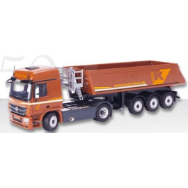 MERCEDES Actros MP3 4x2 With 3 Axle Trailer KOCH KIES Die cast 