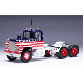 MACK R-Serie 6x4 1966 Red and blue Die cast 