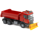 SCANIA G 6x4 red with snow plow Diecast truck model