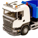 SCANIA R 730 8x4 white Diecast truck model