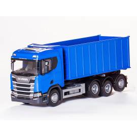 SCANIA CR 8x4 blue Die cast 