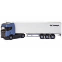 SCANIA S410 4x2 blue with 3 axle trailer Die cast 