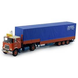 MACK F700 4x2 and tilted trailer Transports MARTIN HELLESTRUP Die cast 