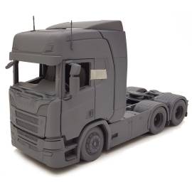 SCANIA R500 6x2 Gray Die cast 