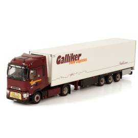 RENAULT T HIGH 4X2 3-axle refrigerated trailer GALLIKER Die cast 