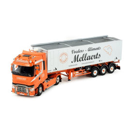 RENAULT T High 4x2 with 3 Axle MELLAERTS trailer Die cast 