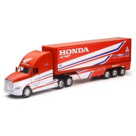 KENWORTH with 3 axle trailer - Team HONDA HRC Die cast 