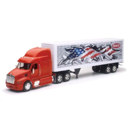 PETERBILT M.387 6x4 with semi 2 axles Scale: 1/32 Die cast 