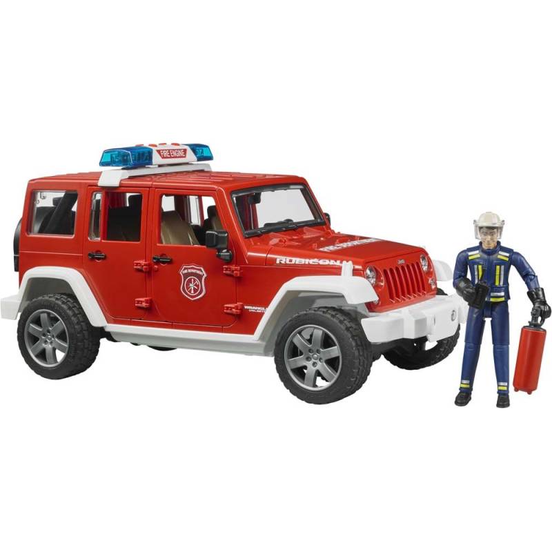 JEEP Wrangler Firefighter with character Scale: 1/16 Diecast fire engine 