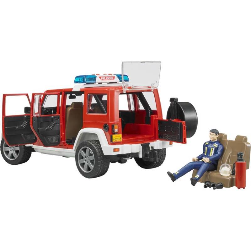 JEEP Wrangler Firefighter with character Scale: 1/16