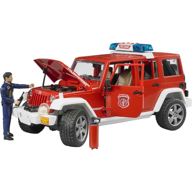 JEEP Wrangler Firefighter with character Scale: 1/16