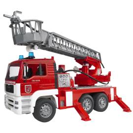 MAN 6x4 fire brigade with large ladder Scale: 1/16 