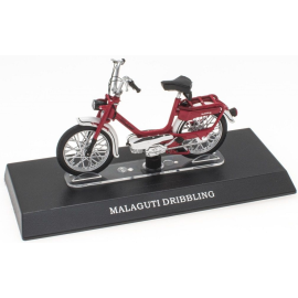 MALAGUTTI Dribbling moped 1971 red and white Die cast 