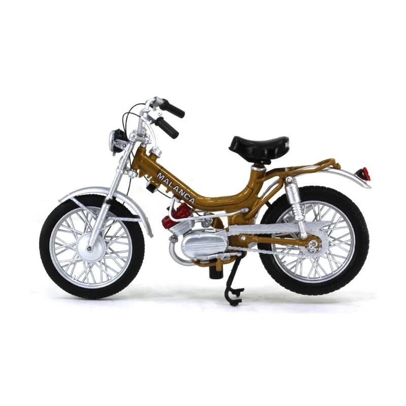 Moped MALANCA Tiger gold Diecast motorcycle