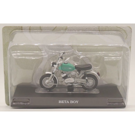 BETA Boy green and gray moped Die cast 