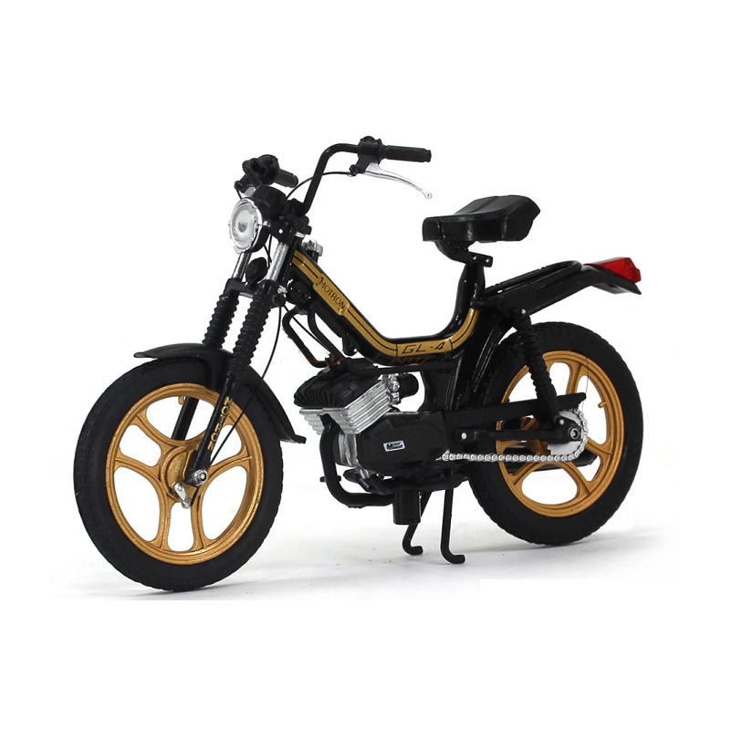 Moped MOTRON GL-4 black gold rims Die cast 