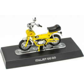 ITALJET Go Go moped yellow Die cast 