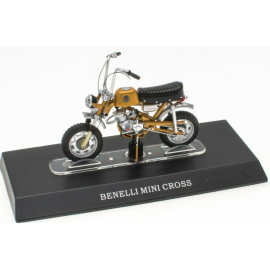 BENELLI mini cross gold moped Die cast 