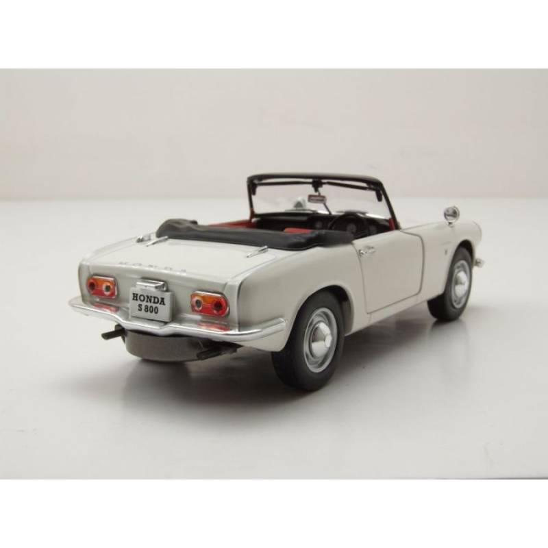 HONDA S800 convertible 1966 White Diecast motorcycle