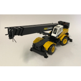 Black and yellow P&H Omega all-terrain crane Die cast 