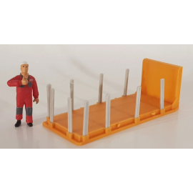 Removable tray - miniature Die cast vehicle 