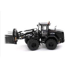 JCB 435S with grass forks Limited version BLACK 1500 pieces Die cast 