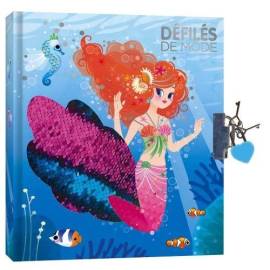 Fashion shows Mermaid secret notebook 