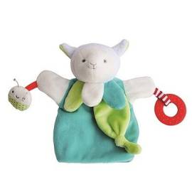 Blue Lamb Puppet 30 cm Plush 